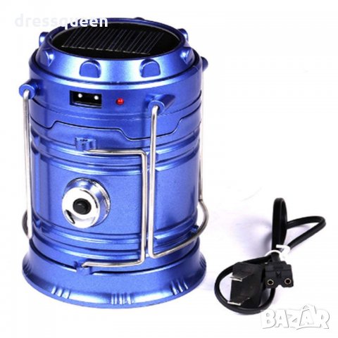5800 Соларна къмпинг лампа с USB зарядно