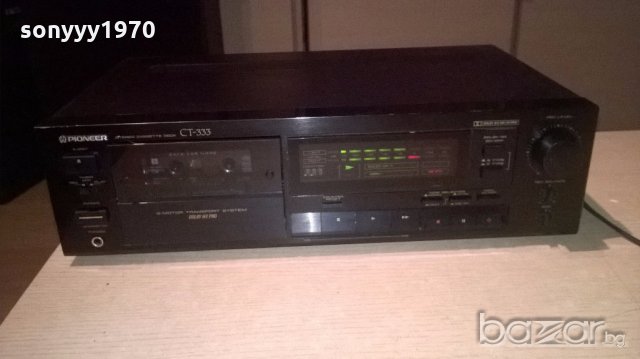 pioneer ct-333 hx-pro/2motors/bias/japan-внос франция, снимка 4 - Ресийвъри, усилватели, смесителни пултове - 19593211