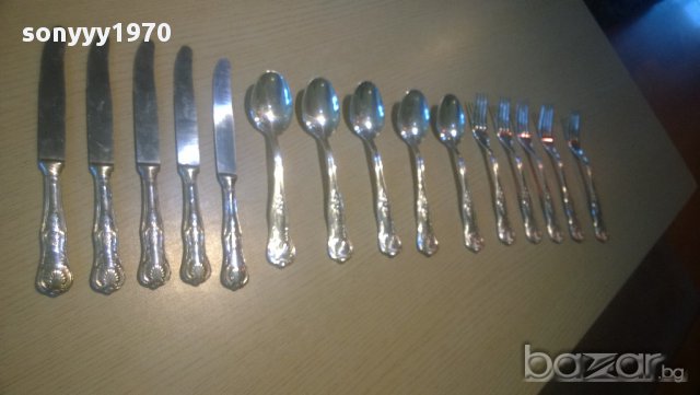 ПОРЪчАНИ-сребристи прибори за хранене или колекция-15 броя-внос швеицария