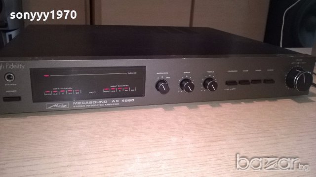 metz mecasound ax4980 high fidelity-amplifier-внос швеицария, снимка 2 - Ресийвъри, усилватели, смесителни пултове - 18542792