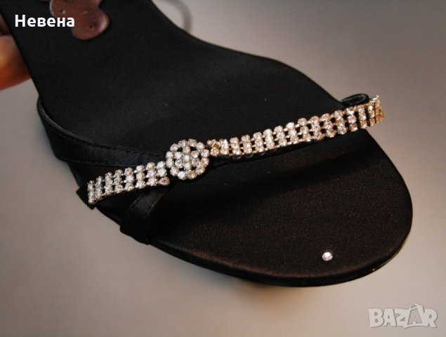 Официални Сандали черни,  Нови, Clarks , снимка 6 - Дамски елегантни обувки - 24888060