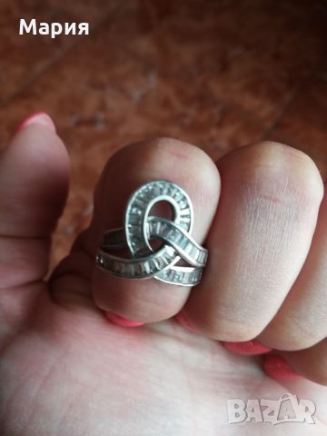 Пръстен от сребро проба 925 , снимка 2 - Пръстени - 24914865