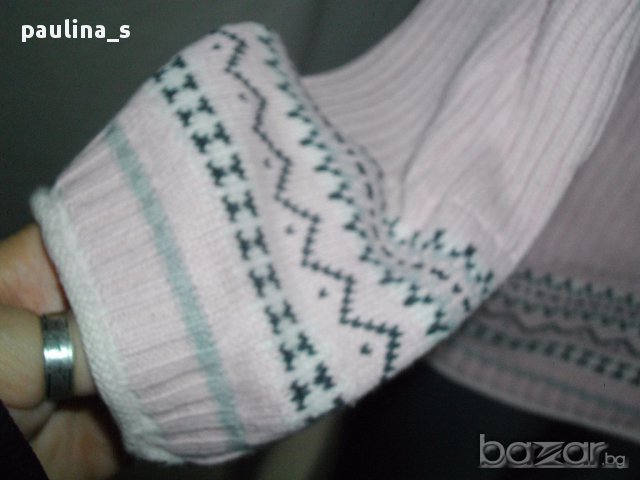 Три броя / Дамски пуловери тип туника с богата яка "Cato"woman-памук, снимка 4 - Блузи с дълъг ръкав и пуловери - 16477527