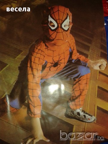 Детски костюм на Спайдермен,облекло на спайдермен