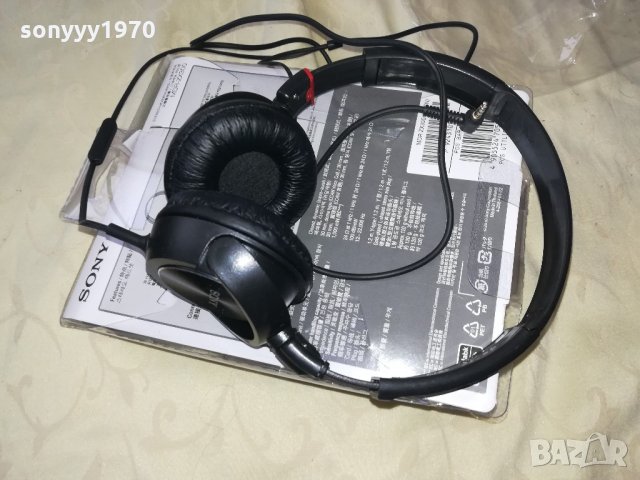 sony headphones-черни и нови, снимка 6 - Слушалки и портативни колонки - 21677144