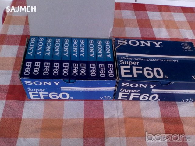 SONY EF 60 аудио касети, снимка 2 - Други - 9998528