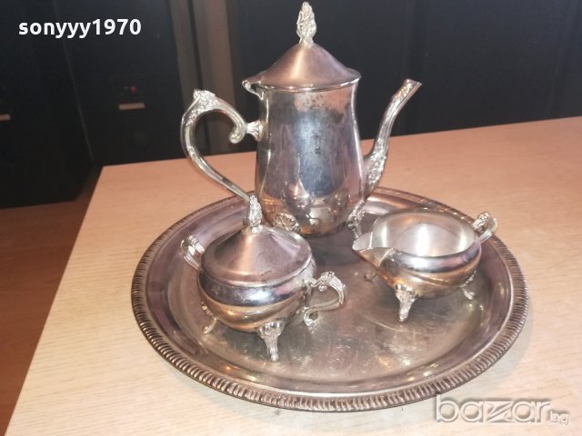 ретро комплект за сервиране на чаи/кафе-внос швеицария, снимка 8 - Колекции - 20962796