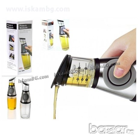 Диспенсър с дозатор за олио или оцет, снимка 5 - Други - 13621447