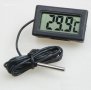 LCD Термометър за вграждане -50 ~ + 110 ° C, обикновенни и за инкубатор, снимка 1