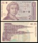 ХЪРВАТСКА CROATIA 25 Dinars, P19a, 1991UNC, снимка 1 - Нумизматика и бонистика - 8671920