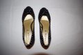 TESORI - 100% Оригинални луксозни италиански дамски обувки / ТЕСОРИ / Ток / Блестящи , снимка 10
