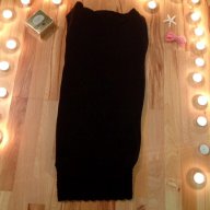 Елегантна черна рокля с дантела, снимка 1 - Рокли - 16271679