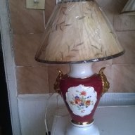 викторианска порцеланова нощна лампа, снимка 1 - Настолни лампи - 15909515