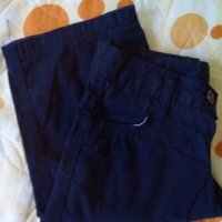 Сини панталонки до коляното 6-7 г, снимка 1 - Детски панталони и дънки - 24507415