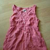 S/m H&M Прохладна нежна рокля в цвят диня, снимка 5 - Рокли - 14789276