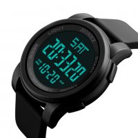 Honhx спортен часовник хронометър черен спорт фитнес туризъм, снимка 6 - Мъжки - 20594965