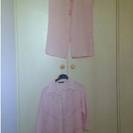 Дамски комплект от лен - панталон и сако, снимка 1 - Костюми - 15709163