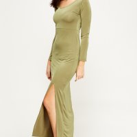 Нова дълга зелена рокля, снимка 1 - Рокли - 25658653