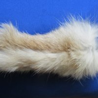 Кожен ключодържател-опашка от полярна лисица от Монголия, снимка 2 - Аксесоари за коса - 21510303
