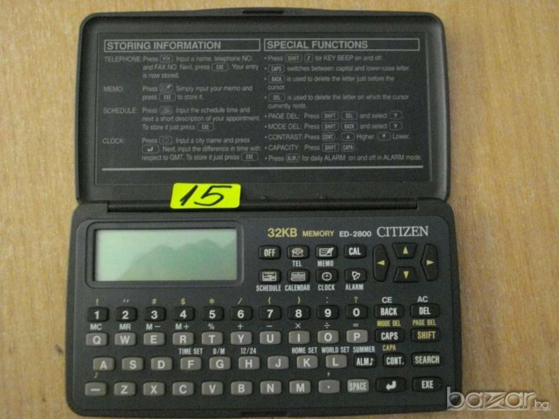 Органайзер ''CITIZEN - ED - 2800'' - 1, снимка 1