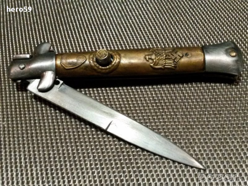 WW2 German Automatic knife(немски авт. нож/кинжал кортик кама сабя/, снимка 1