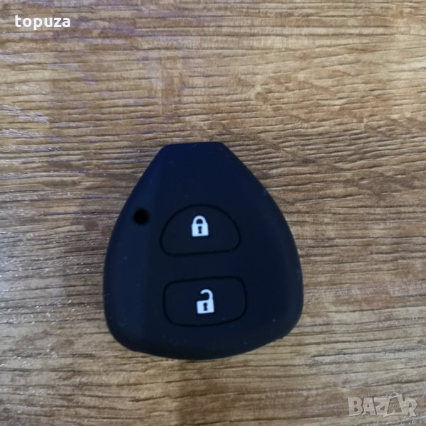 Силиконов кейс (калъф) за Toyota Camry Highlander Corolla Hilux Vitz Vios Rav4 Aqua Land Cruis, снимка 1