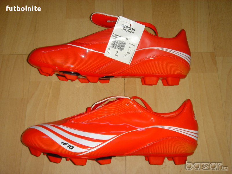 Адидас Футболни Обувки Нови Бутонки Adidas F10.7 Red Football Boots 47, снимка 1