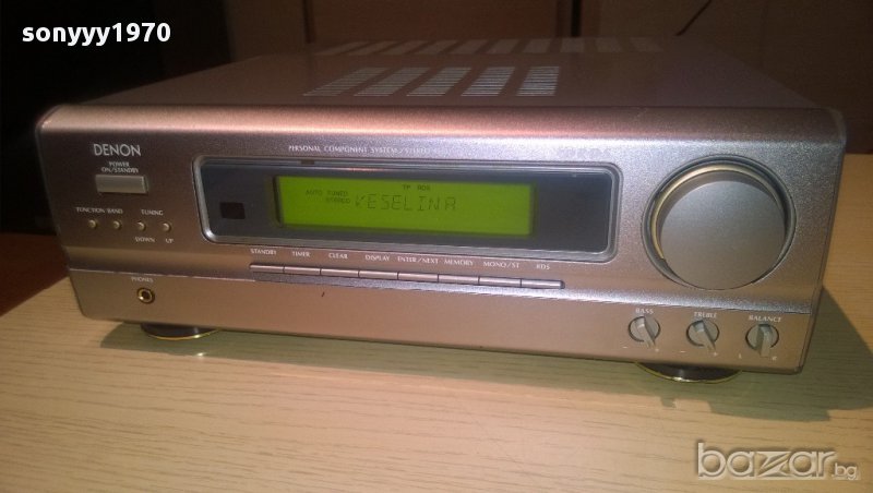 denon d-77 receiver-rds-внос швеицария, снимка 1