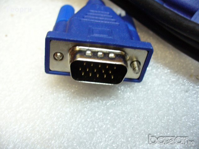 нови кабели за монитор VGA и DVI, снимка 1 - Кабели и адаптери - 14464930
