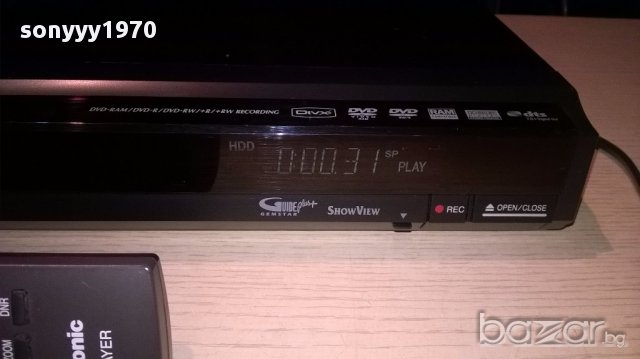 поръчани-Panasonic dmr-eh57 hdd/dvd/hdmi/optical+remote-внос швеицария, снимка 12 - Ресийвъри, усилватели, смесителни пултове - 13266517