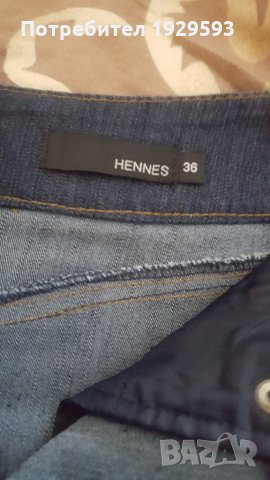 Дънкова пола марка Hennes, снимка 7 - Поли - 22894253