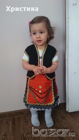 Детски народни носии за момиче до 2,5 год. Размер N2