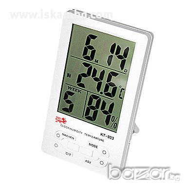 Мултифункционален часовник с температура и влагомер, снимка 13 - Други - 13299402