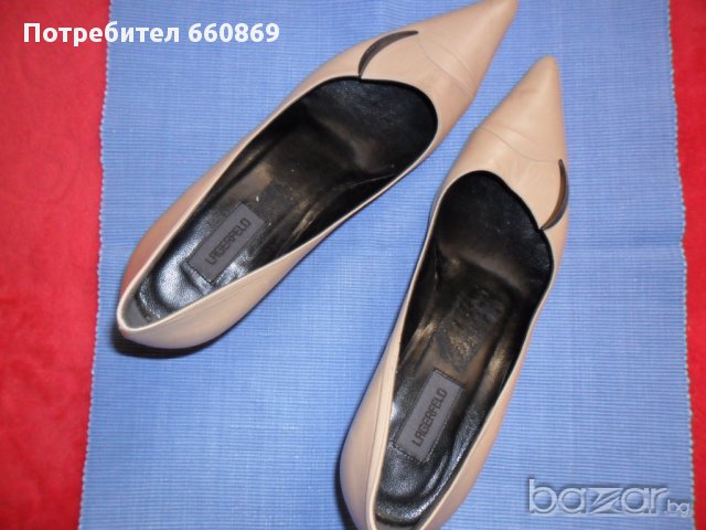  Karl Lagerfeld 100 % оригинални дизайнерски 37 1/2, снимка 2 - Дамски обувки на ток - 10996495