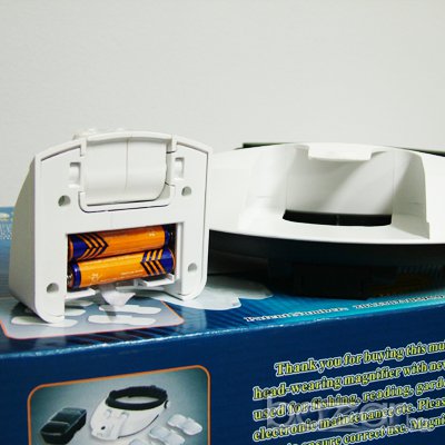 Професионална часовникарска лупа за глава с LED осветление сменяеми лещи лампа тип очила часовникар, снимка 10 - Други инструменти - 9636017