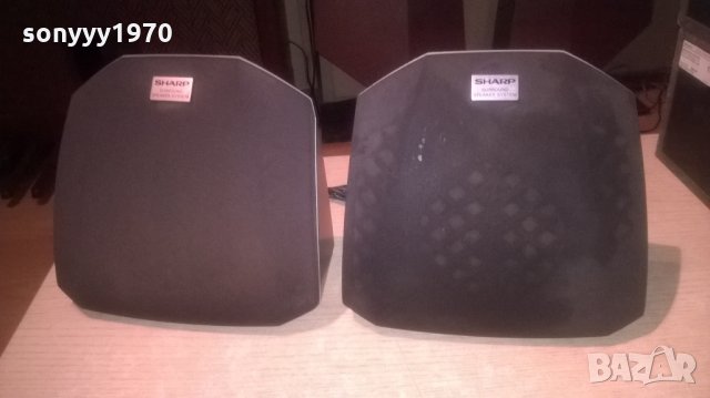 sharp speaker system-2бр тонколони-внос швеицария, снимка 2 - Тонколони - 23869838