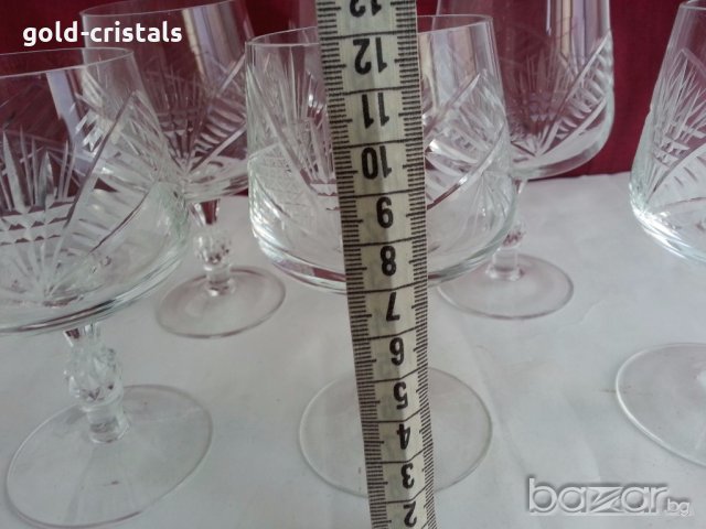 кристални чаши за коняк ракия и др, снимка 11 - Антикварни и старинни предмети - 20121963