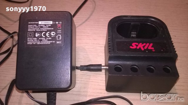 Skil оригинално зарядно-внос швеицария, снимка 3 - Други инструменти - 15461141