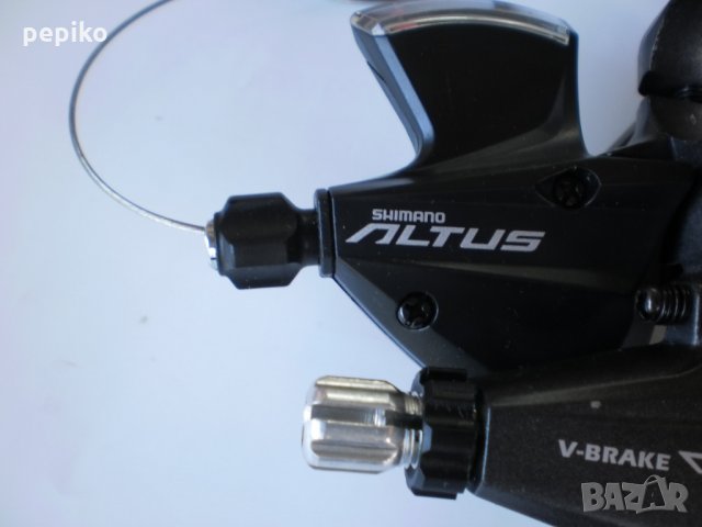Продавам колела внос от Германия  комбинирани палцови команди SHIMANO ALTUS 9 SPEED, снимка 12 - Части за велосипеди - 22382867