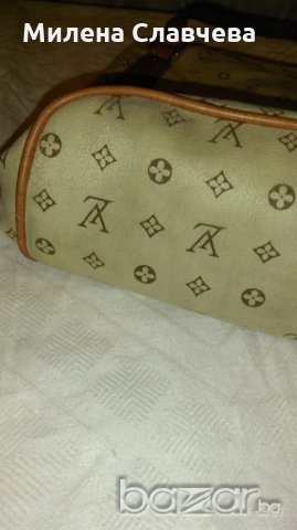 Дамска чанта Louis Vuitton-велурена, снимка 3 - Чанти - 21237617