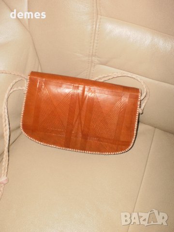  Дамска чанта от естествена камилска кожа, снимка 1 - Чанти - 21989571
