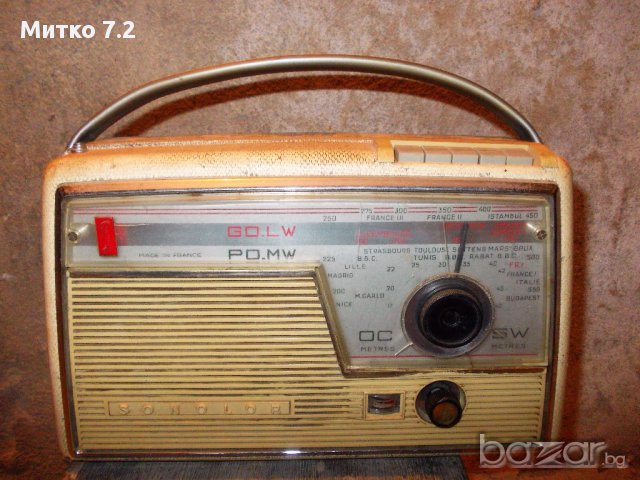 Стар транзистор Sonolor , снимка 2 - Други ценни предмети - 16946690