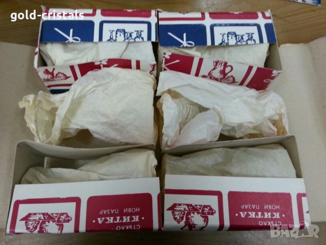 кристални чаши, снимка 9 - Антикварни и старинни предмети - 24964648