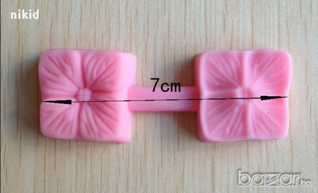 цвете хортензия силиконов вейнър вайнър молд украса декор фондан шоколад торта др., снимка 2 - Форми - 12946010