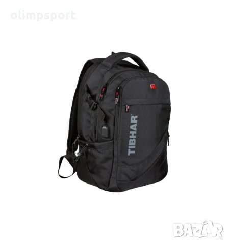 раница Tibhar SHANGHAI нова USB кабел и букса джоб за лаптоп ципове с ключ размери 31х48х23см , снимка 2 - Раници - 22568510