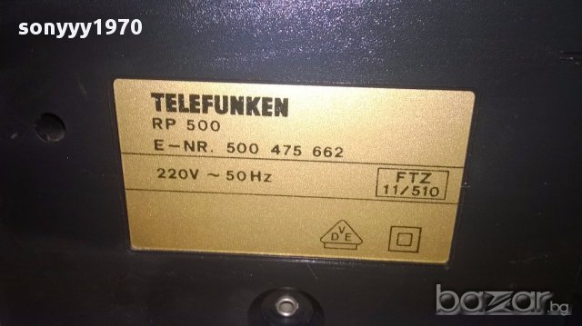 telefunken-pr500 receiver-внос швеицария, снимка 12 - Ресийвъри, усилватели, смесителни пултове - 18018676