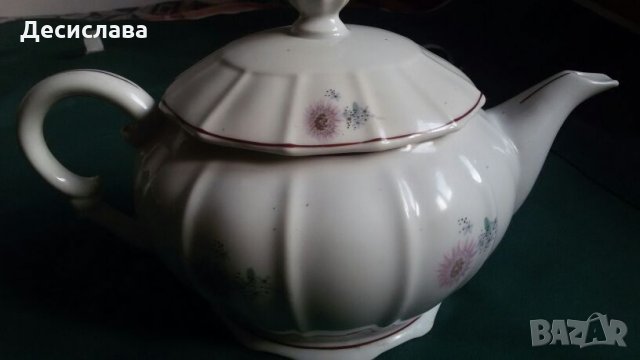 Ретро порцеланов чайник от 1937 година, снимка 3 - Други ценни предмети - 24634208
