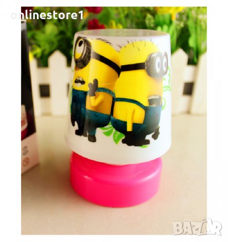 LED нощна лампа - миниони, снимка 4 - Настолни лампи - 22734173