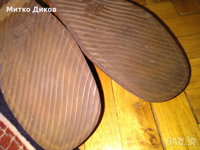 Обувки ZA-№44 естествена кожа подметка вибрам, снимка 6 - Ежедневни обувки - 24839419