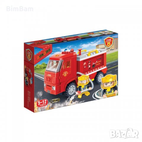 BanBao Конструктор Пожарна кола FIRE B7116, снимка 1 - Рисуване и оцветяване - 23568823